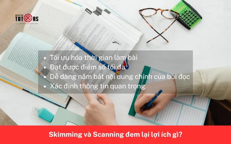 lợi ích của kỹ năng skimming và scanning trong ielts reading 1