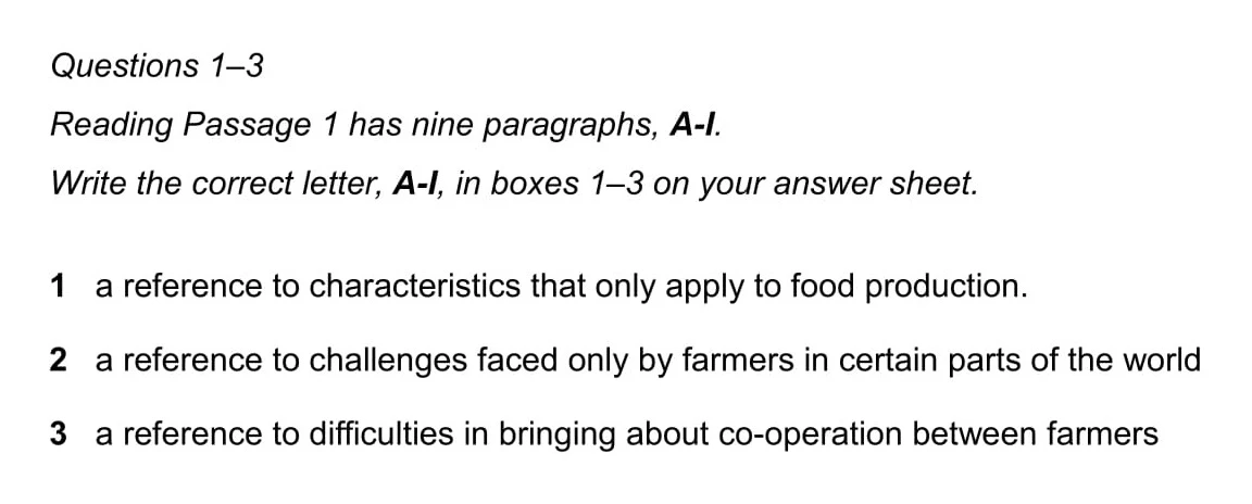Matching Information FoodProdStatements 1
