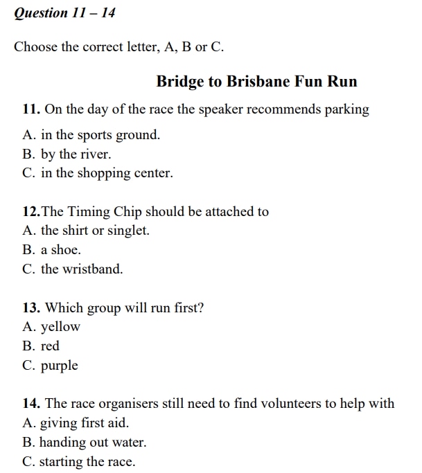 Multiple Choice IELTS Listening là gì
