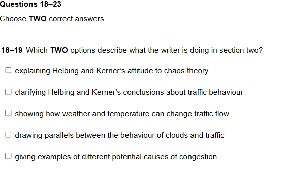 ielts reading multiple choice more than one answer