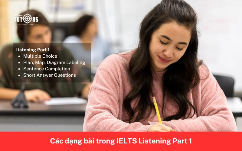 Các dạng bài trong IELTS Listening Part 1 1