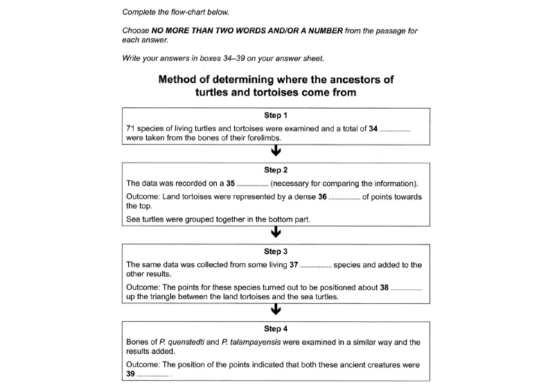 Flow Chart Completion IELTS Listening 1