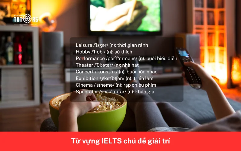 Từ vựng IELTS chủ đề giải trí 5