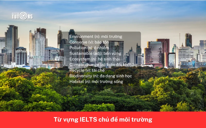 Từ vựng IELTS chủ đề môi trường 2