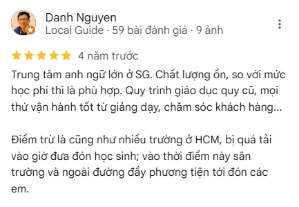 review Anh văn hội Việt Mỹ 9