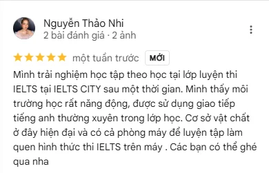 review IELTS City 1