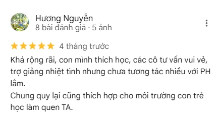review Trung tâm tiếng Anh Apollo 6