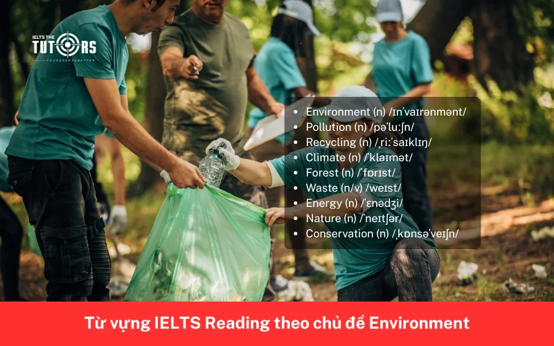 Từ vựng IELTS Reading theo chủ đề Environment 2