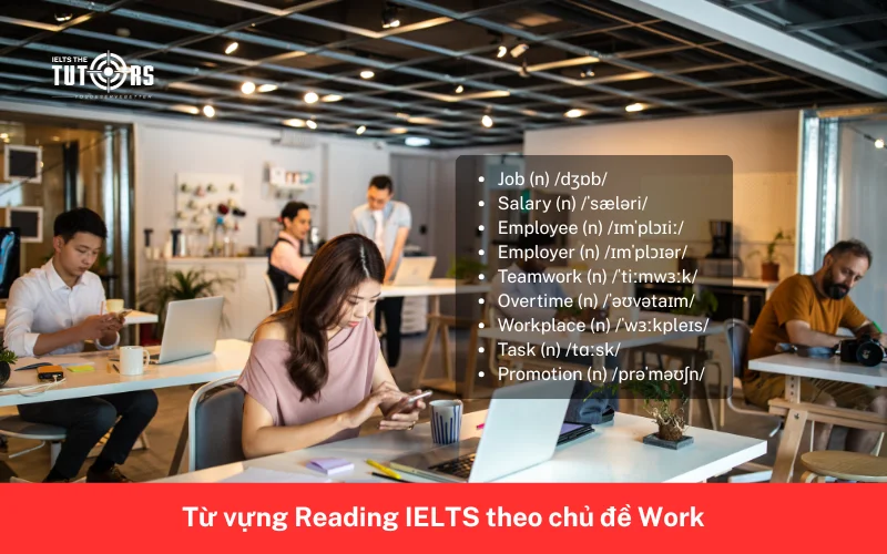 Từ vựng Reading IELTS theo chủ đề Work 1