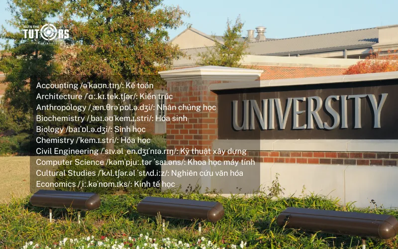 Từ vựng tiếng Anh chủ đề trường học 3