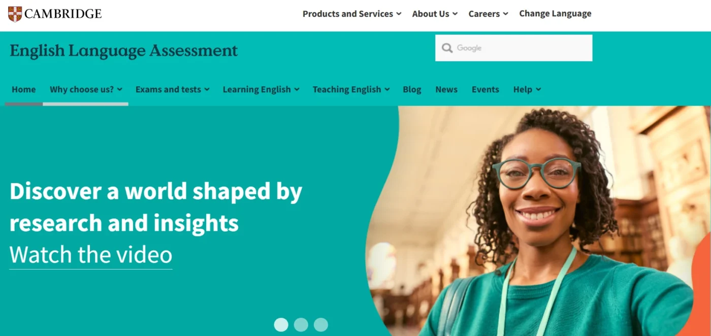 cambridge englisht website itts3