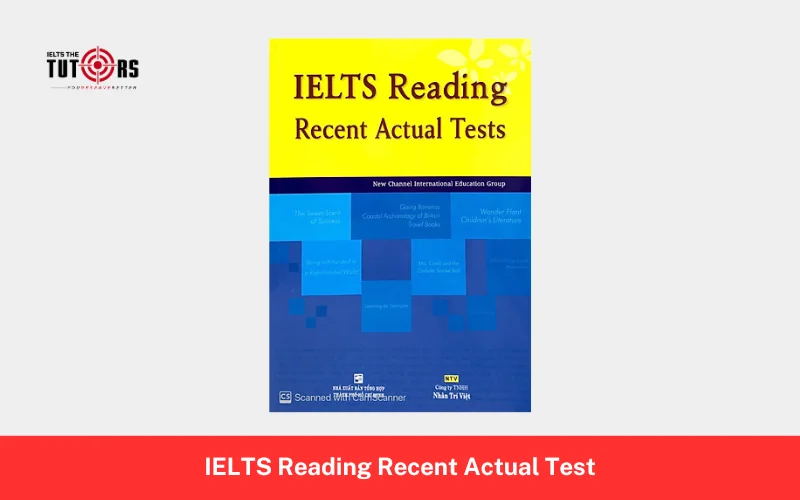 sách IELTS Reading Recent Actual Test itts 8