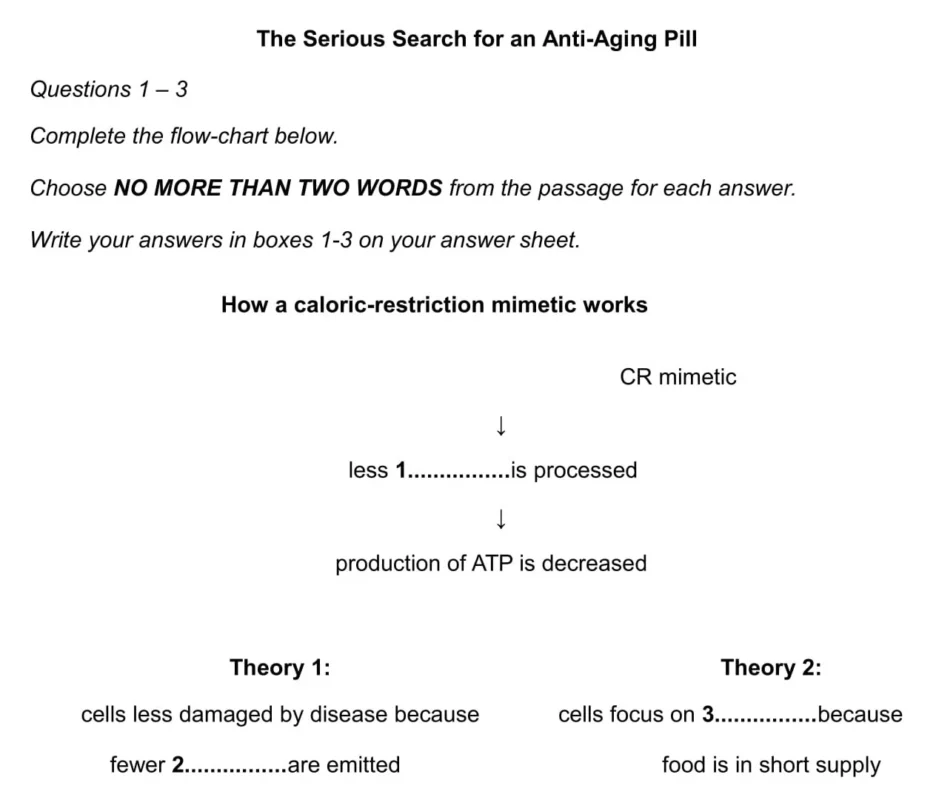 Flow Chart Completion 1
