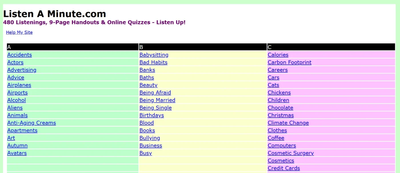 Listen a minute itts 5