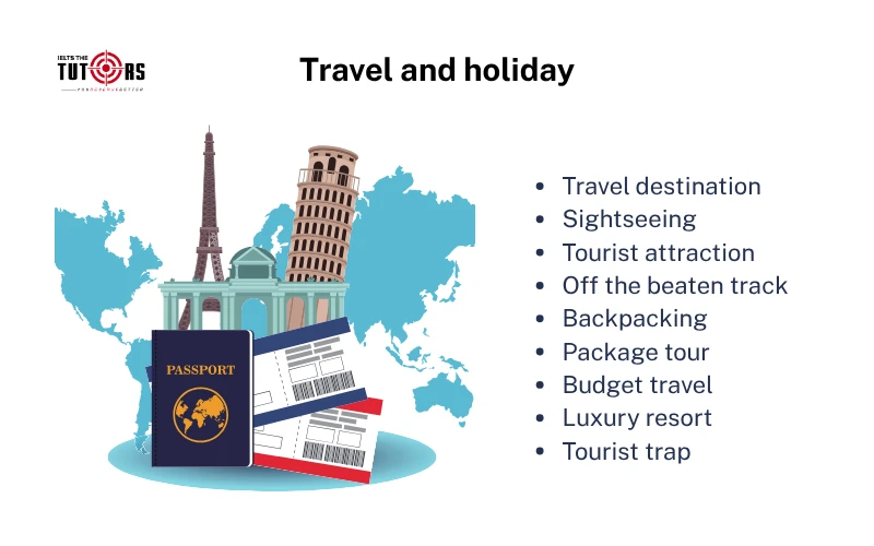Từ vựng IELTS Speaking part 1 chủ đề Travel and holiday 2