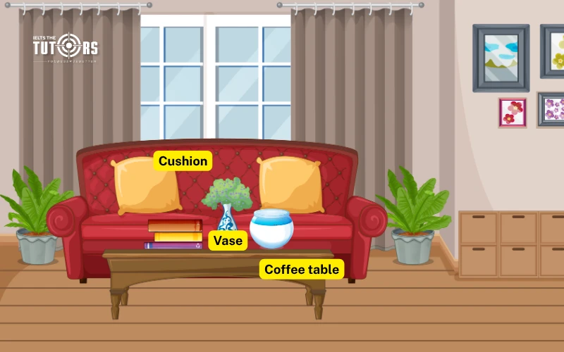 Từ vựng tiếng Anh về đồ dùng trong phòng khách 1