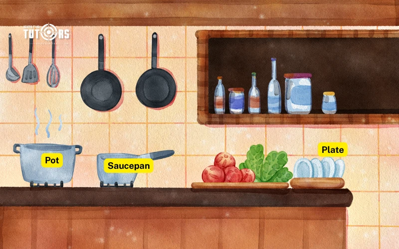 Từ vựng về đồ dùng trong nhà bếp 3