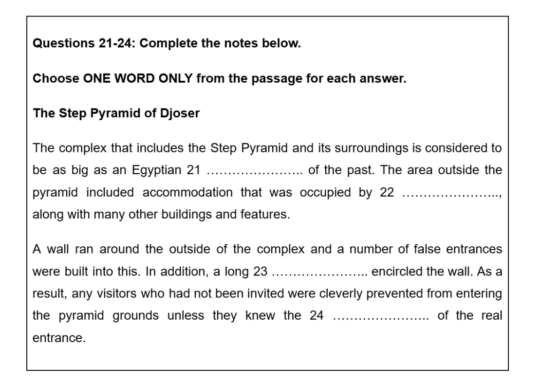 summary completion reading dạng điền từ thích hợp từ bài đọc 2
