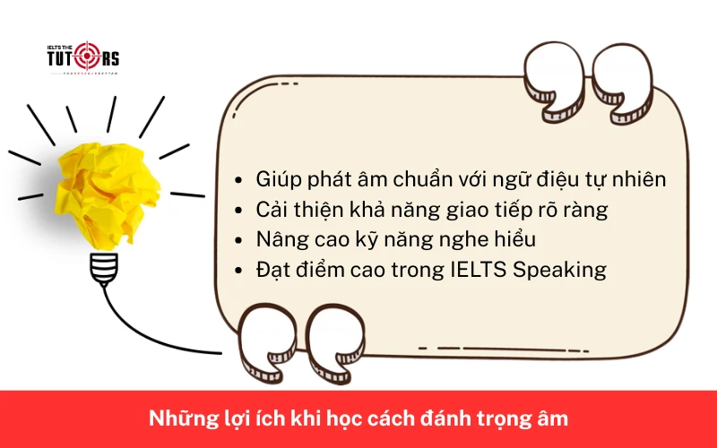 Những lợi ích khi học cách đánh trọng âm 1