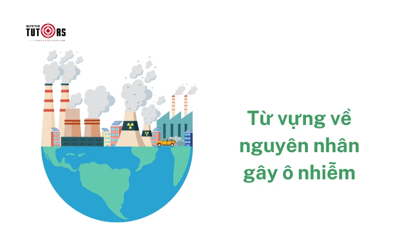 Từ vựng về nguyên nhân gây ô nhiễm 6
