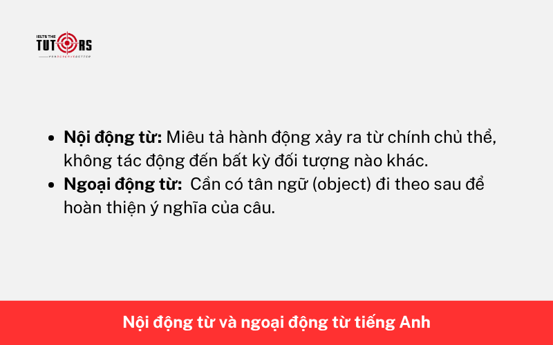 các loại động từ - Nội động từ và ngoại động từ 5