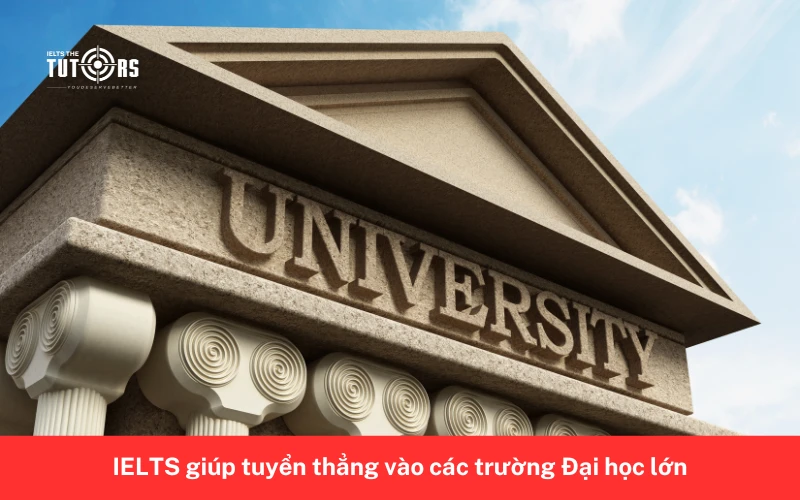 IELTS giúp tuyển thẳng vào các trường Đại học lớn 24092501
