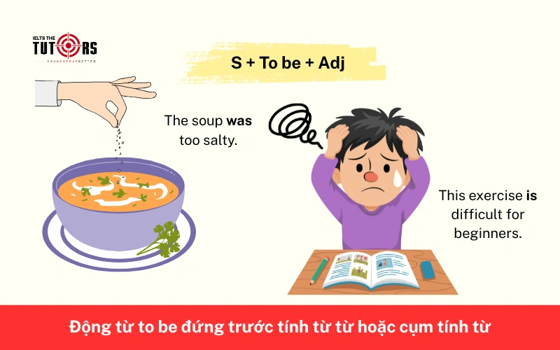 Động từ to be đứng trước tính từ từ hoặc cụm tính từ 28102507