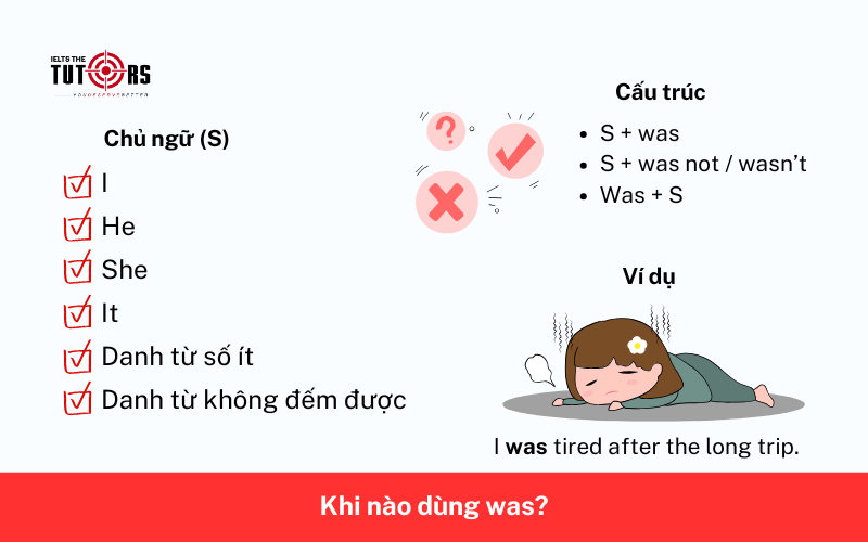 Khi nào dùng was