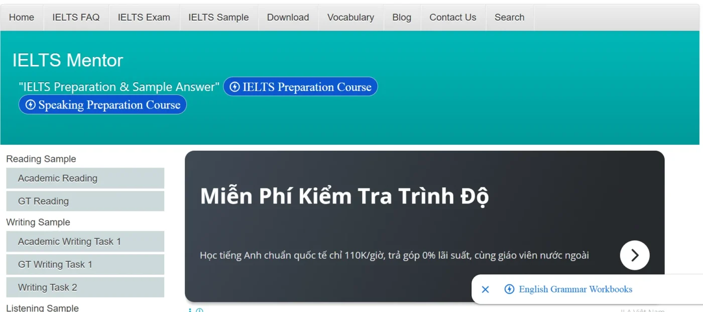 web học ielts free IELTS-mentor 1610