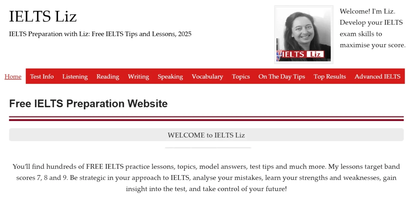 web học ielts free IELTSLiz