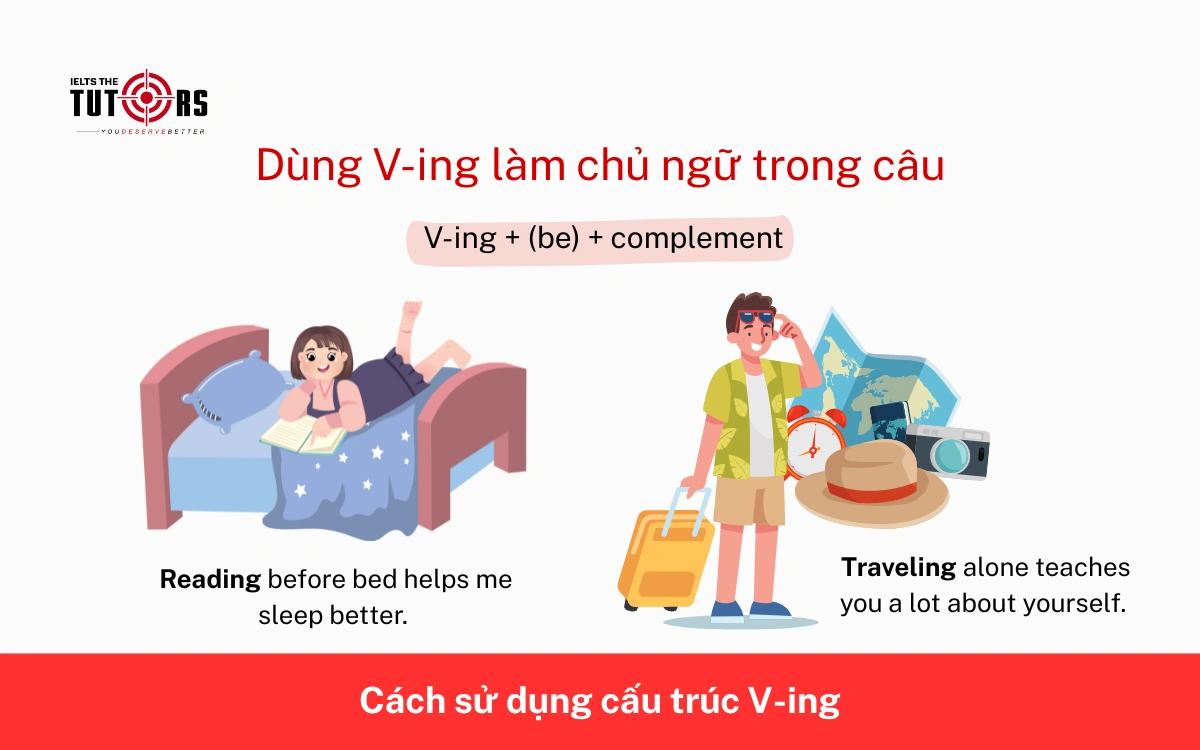 Dùng V-ing làm chủ ngữ trong câu V-ing 18112502