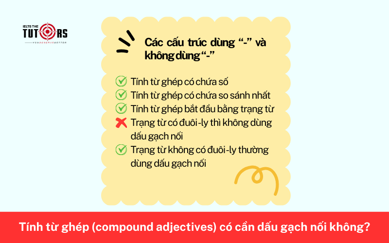 Tính từ ghép (compound adjectives) có cần dấu gạch nối không 27112503