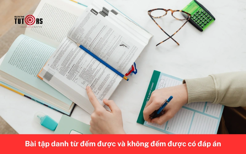 Bài tập danh từ đếm được và không đếm được có đáp án