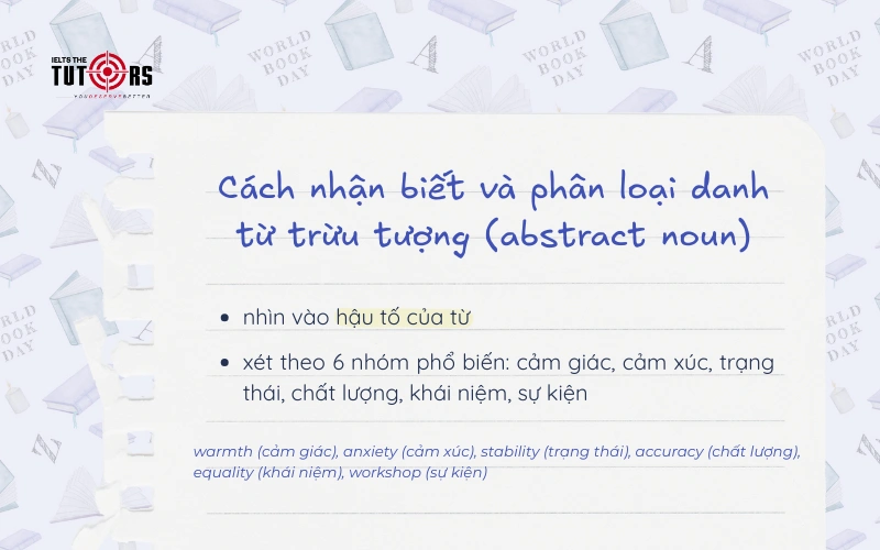 Cách nhận biết và phân loại danh từ trừu tượng 25122502