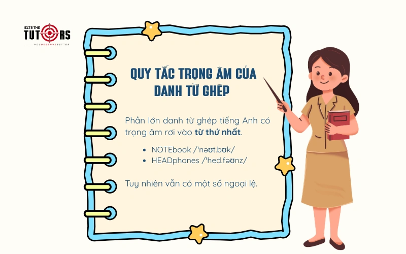 Quy tắc trọng âm của danh từ ghép