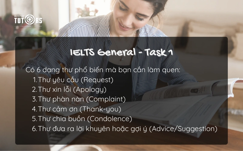 Cách học IELTS Writing General task 1 hiệu quả