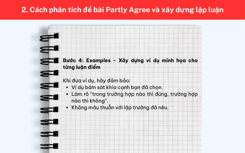 Cách phân tích đề bài Partly Agree