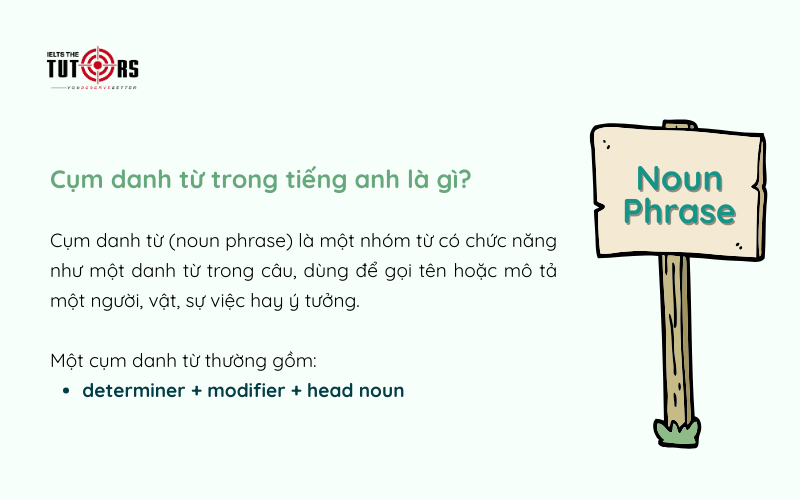 Cụm danh từ trong tiếng anh là gì