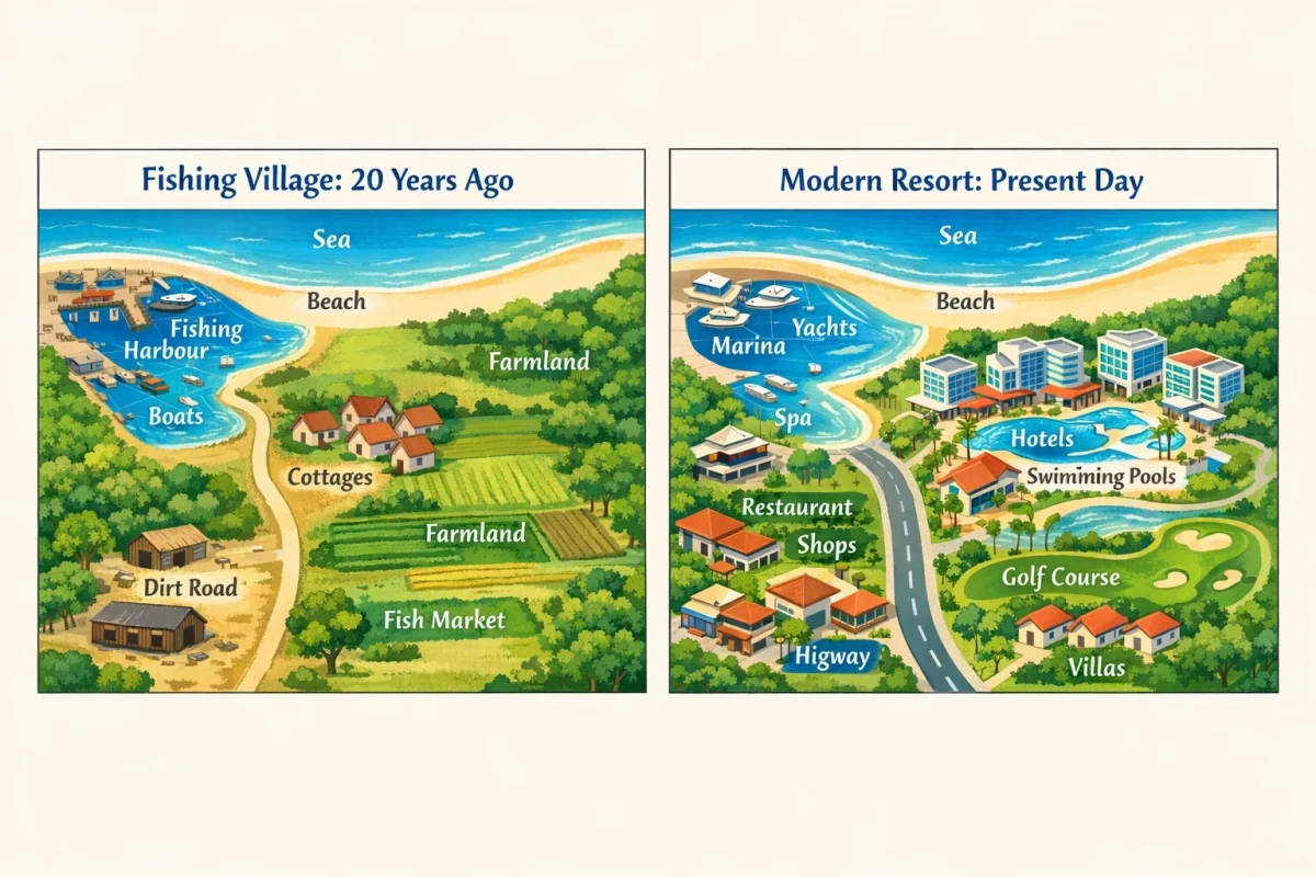 ví dụng Map có sự biến đổi theo thời gian