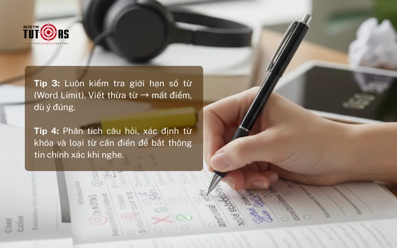 Các tips làm IELTS Listening hiệu quả