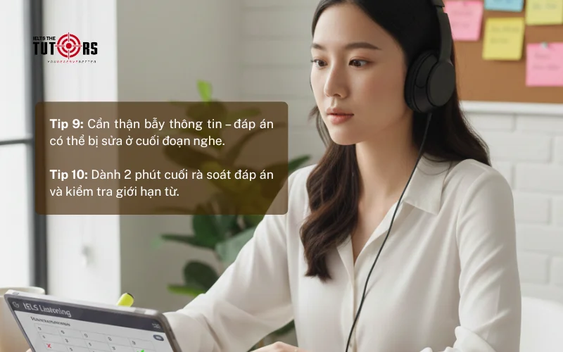Các tips làm IELTS Listening hiệu quả