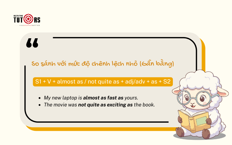 công thức so sánh gần bằng