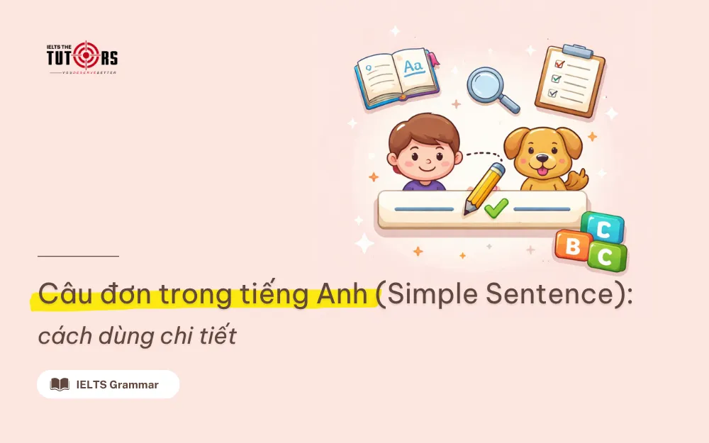 Câu đơn trong tiếng Anh (Simple Sentence) thumbnail
