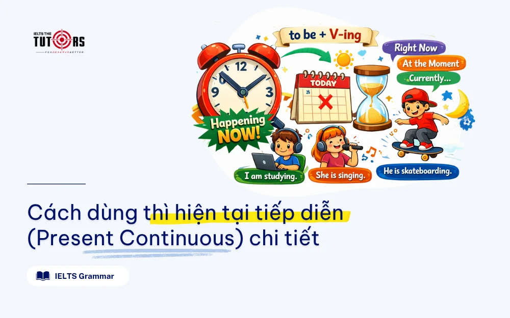 Thì hiện tại tiếp diễn (Present Continuous) thumbnail