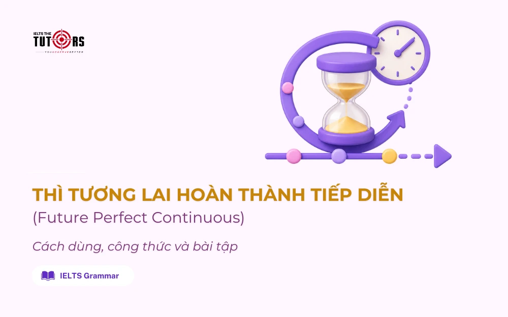 Thì tương lai hoàn thành tiếp diễn (Future Perfect Continuous) thumbnail