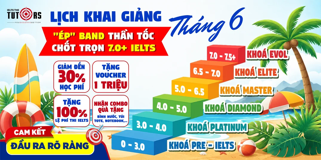 ịch khai giảng tháng 6-2026