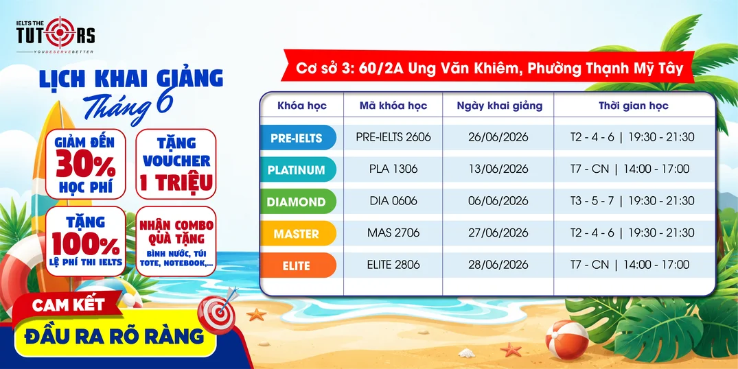 lịch khai giảng tháng 6-2026 cs Ung Văn Khiêm