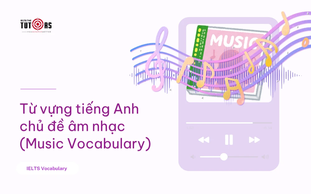từ vựng tiếng anh chủ đề âm nhạc music vocabulary thumbnail