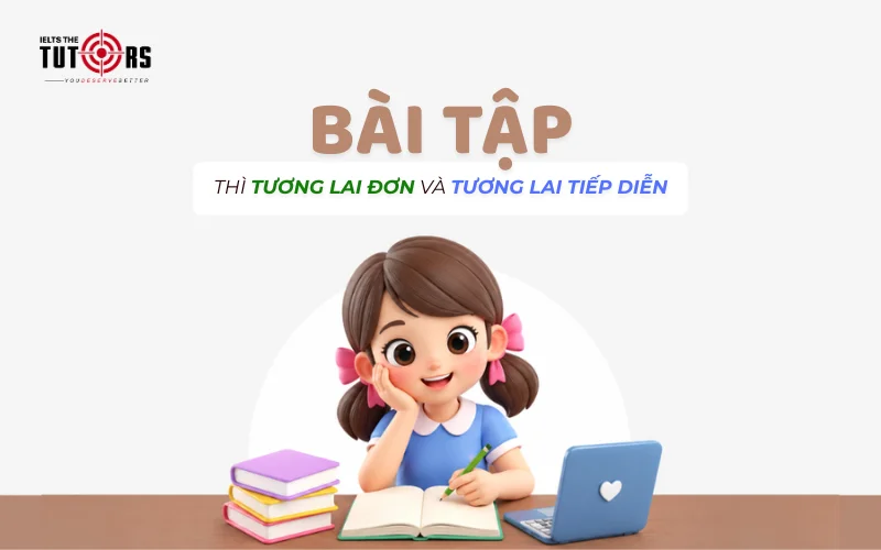 Bài tập thì tương lai đơn và tương lai tiếp diễn