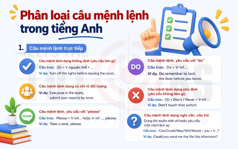 Câu mệnh lệnh trực tiếp